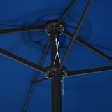Vanjski suncobran s aluminijskim stupom 460 x 270 cm plavi | shoptok.hr