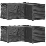  Navlake za kutnu vrtnu garnituru 2 kom s 16 ušica 215x215x90 cm | shoptok.hr