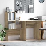 vidaXL Miza sonoma hrast 131.5 x 50 x 106.5 cm Konstruiran les Cene