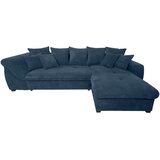 P & B KOTNA SEDEŽNA GARNITURA, struktura temno modra | Shoptok.si
