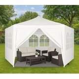 Multi Garden vrtni paviljon / šator 2 × 2 × 2 m s prozorima – bijeli | shoptok.hr