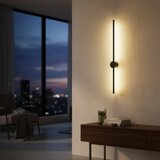 Bb Link Crna zidna LED lampa 12W 3000K IP20 ( SOLEA54/C ) Cene