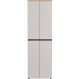Germania Sivo-bež/v svetli naravni barvi garderobna omara 59x194x41 cm Cormano – | Shoptok.si