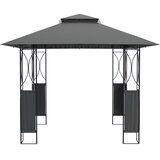  Sjenica s krovom antracit 300 x 300 x 270 čelična | shoptok.hr