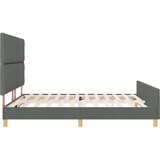 vidaXL Krevet Tamnosivi 180x200 cm Tkanina | shoptok.hr