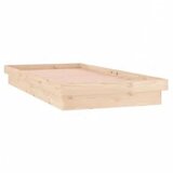  LED okvir za krevet 100 x 200 cm od masivnog drva | shoptok.hr