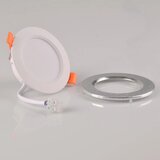  LED ugradna svetiljka ZOE LED/4,8W/230V srebrna | Eponuda.com