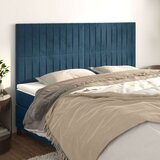  Uzglavlje 4 kom tamnoplavi 90x5x78/88 cm baršunasti Cijene