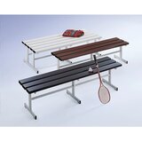 Wolf Garderobna klop, sedalna površina na eni strani, črna, dolžina 1000 mm | Shoptok.si