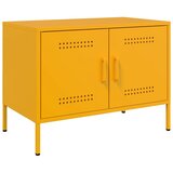 Maison Chic TV omarica - TV stojalo - Televizijska omarica gorčično rumena 68x39x50,5 cm jeklo, (21700896) Cene