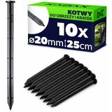 KADAX Sidrni žebljički za pritrjevanje robov agrotekstila, 25 cm, 10 kosov, (5000362682) Cene