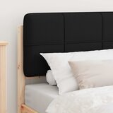  Krevetni okvir s tapiciranim uzglavljem Crna 90 x 200 cm | shoptok.hr