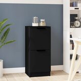 Maison Chic Komoda - Predalnik črna 30x30x70 cm inženirski les, (21716063) | Shoptok.si