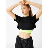 Koton T-Shirt - Black - Regular fit