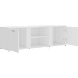 TV ormarić bijeli 120 x 34 x 37 cm od konstruiranog drva | Eponuda.ba