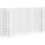vidaXL Visoka greda gabion pocinkano železo 190x50x100 cm | Shoptok.si