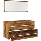 vidaXL Kopalniško pohištvo 2 kosa starinski les inženirski les | Shoptok.si
