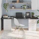 vidaXL Stolna ploča tamnosmeđa 220x60x(2-4) cm tretirana hrastovina Cijene