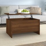Furnova Klubska mizica rjavi hrast 80x55,5x41,5 cm konstruiran les, (21915828) | Shoptok.si