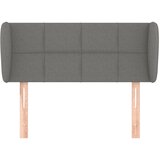  Uzglavlje s ušima tamnosivo 103x23x78/88 cm od tkanine | Eponuda.com