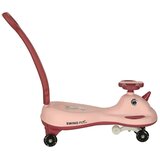  LED guralica za djecu s ručkom s svjetlećim rogom, unicorn pink | shoptok.hr