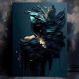  Moderne slike na platnu - Ženski dodir anđeoske ljepote 40x50 cm | shoptok.hr