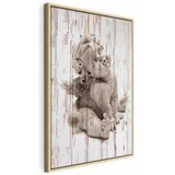  Slika - Pensive Cupid (1 Part) Vertical 40x60 U prirodnom drvenom okviru | shoptok.hr