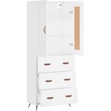 vidaXL Visoka komoda bijela 69 5x34x180 cm konstruirano drvo | shoptok.hr