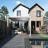 Gardenson Pergola Trumpf, Biserna Barva, 3x3m | Shoptok.si