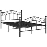  Okvir za krevet crni metalni 120 x 200 cm | shoptok.hr