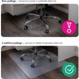 Kondela Zaščitna podlaga pod stolom, prozorna, 120 x 120 cm, 0,8 mm, ELLIE NEW tip 8 | Shoptok.si