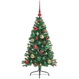  Umjetno predsvijetljeno božićno drvce Zelena 120 cm PVC | shoptok.hr