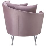 Bessagi Home naslanjač chesterfield cherie, roza, žamet | Shoptok.si