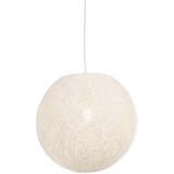 QAZQA Državna viseča svetilka bela 35 cm - Corda Cene