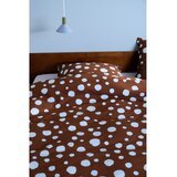 Jotex Svetlo modra/rjava bombažna posteljnina za zakonsko posteljo/podaljšana 200x220 cm Rigmor Dot – | Shoptok.si
