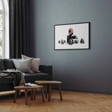  Plakat - Donut Police 30x21 Crni okvir s margom | shoptok.hr