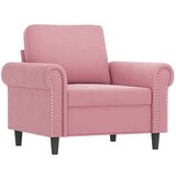  Fotelja ružičasta 60 cm baršunasta | shoptok.hr