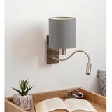  Brilagi - LED fleksibilna zidna lampa NUBILA 1xE27/25W/230V+LED/3W hrom/svetlosiva | Eponuda.com