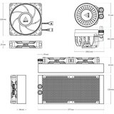Arctic liquid freezer III pro 240 a-rgb black vodeno hlađenje (ACFRE00182A) | ePonuda.com