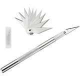  Modelarski nož, skalpel +10 oštrica - Srebrna KP36365 | shoptok.hr