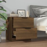  Noćni ormarići 2 kom boja smeđeg hrasta konstruirano drvo | shoptok.hr