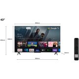 Tcl televizor 43C643/QLED/43