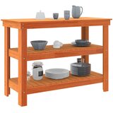  Radni stol Voštano smeđa 110,5 x 50 x 80 cm Masivna borovina | shoptok.hr