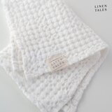 Linen Tales Bela brisača 50x70 cm Honeycomb – Linen Tales Cene