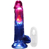 REALROCK svjetleći vibrator s testisima - 20 cm Cijene