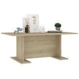  Stolić za kavu boja hrasta sonome 103,5 x 60 x 40 cm od iverice | shoptok.hr