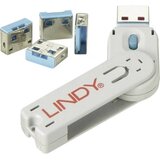 Lindy USB Port Blocker - Pack of 4, Colour Code: Blue | shoptok.hr