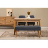 Hanah home vina 02 1048 atlantic pine dark blue (produživi trpezarijski sto, stolice i konzola (5 komada))