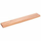  Zidna polica svjetlosmeđa 60 x 10 x 2 cm od obrađene hrastovine | shoptok.hr
