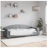 vidaXL Dnevni krevet svjetlosivi 80 x 200 cm od tkanine | shoptok.hr